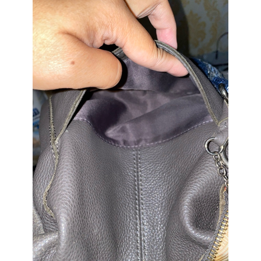 tas selempang wanita grey THE SAK ORI