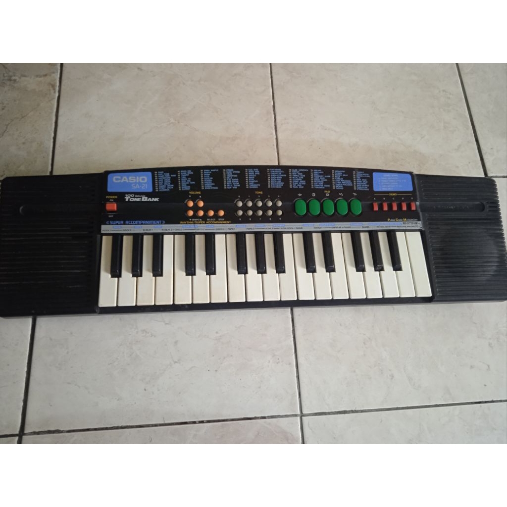 piano Casio sa 21 bekas normal