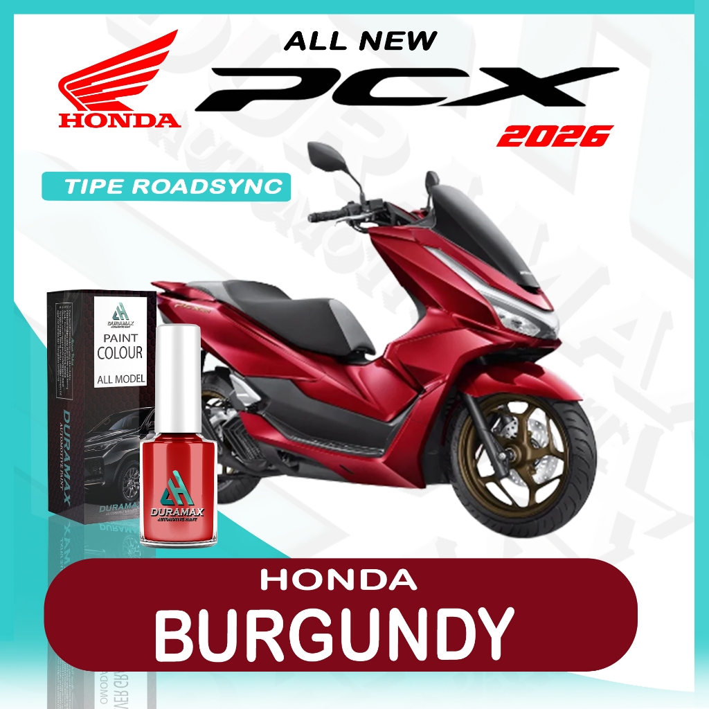 CAT OLES PENGHILANG BARET MOTOR BURGUNDY HONDA ALL NEW PCX 2026