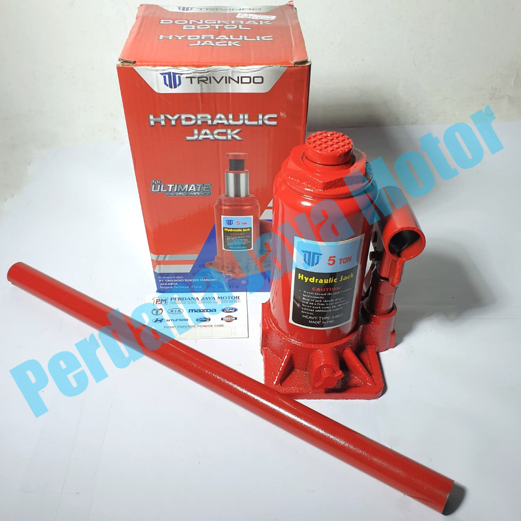 Dongkrak Botol Hidrolik Hydraulic Jack 5 Ton