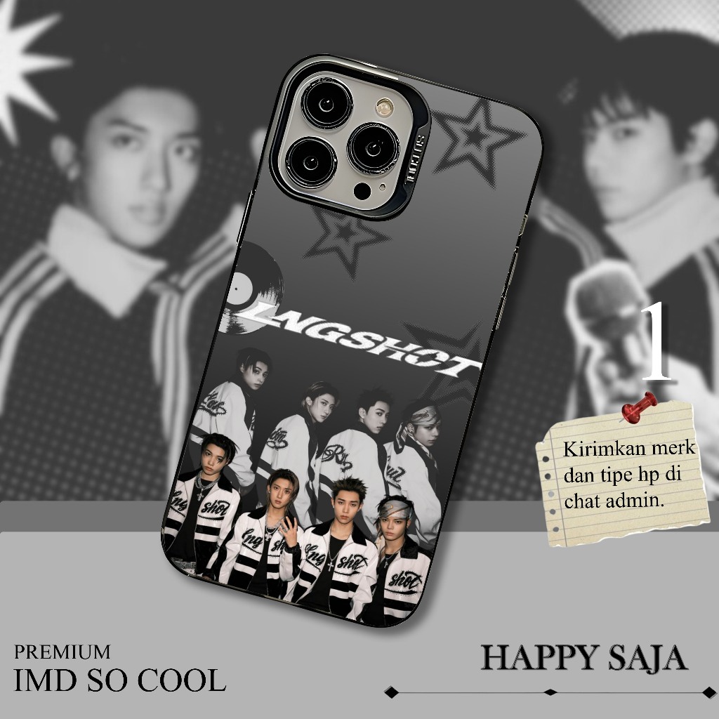 Case Pelindung Hp Socool IMD Hybrid K-Pop Ryul Louis Ohyul Woojin Full Member Untuk Samsung Xiaomi R