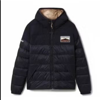 NAPAPIJRI ATER COAT JACKET MENS BLUE MARINE/BLACK