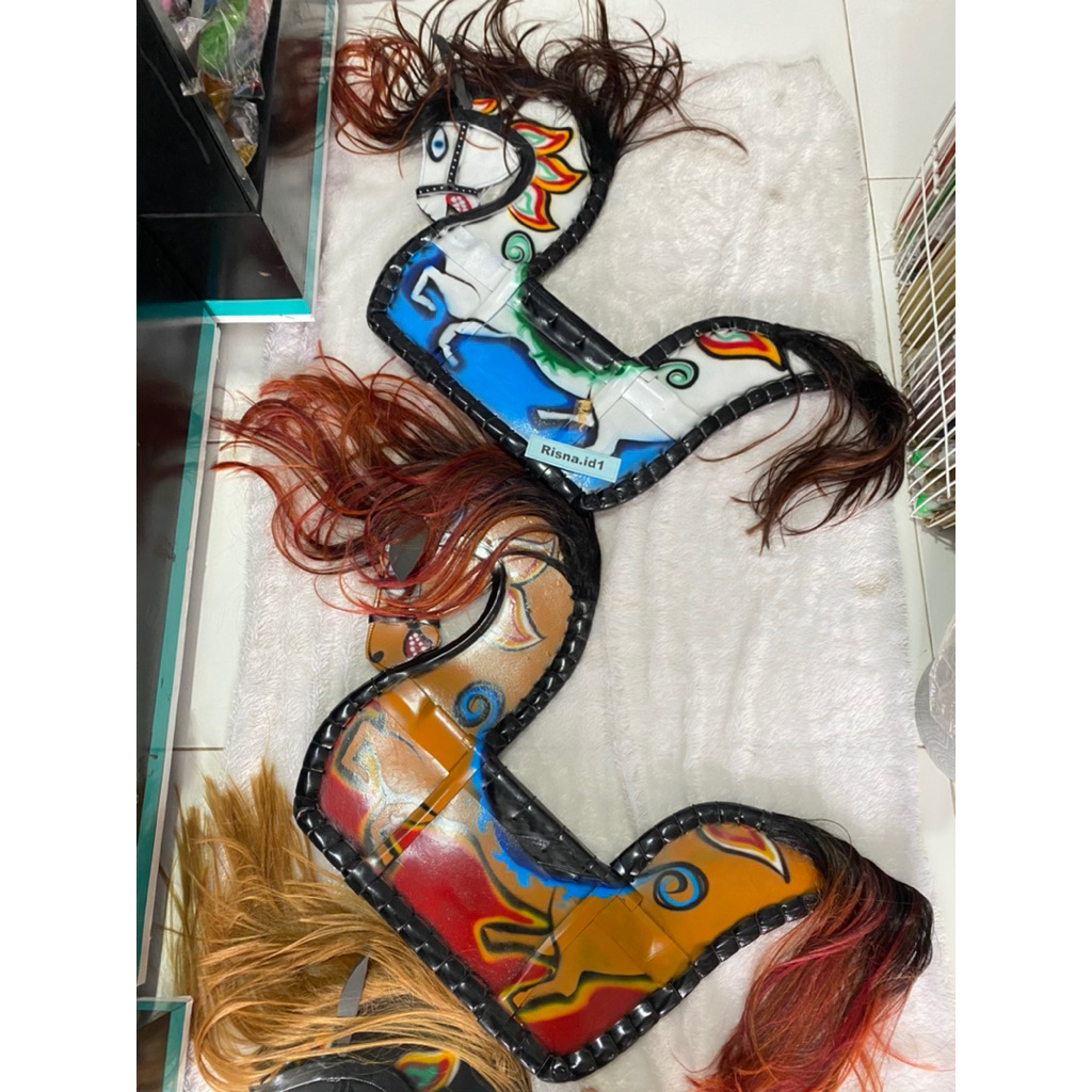 JARAN KUDA LUMPING KESENIAN JATILAN BAHAN SPONS TEBAL SIZE P-+85 T55cm