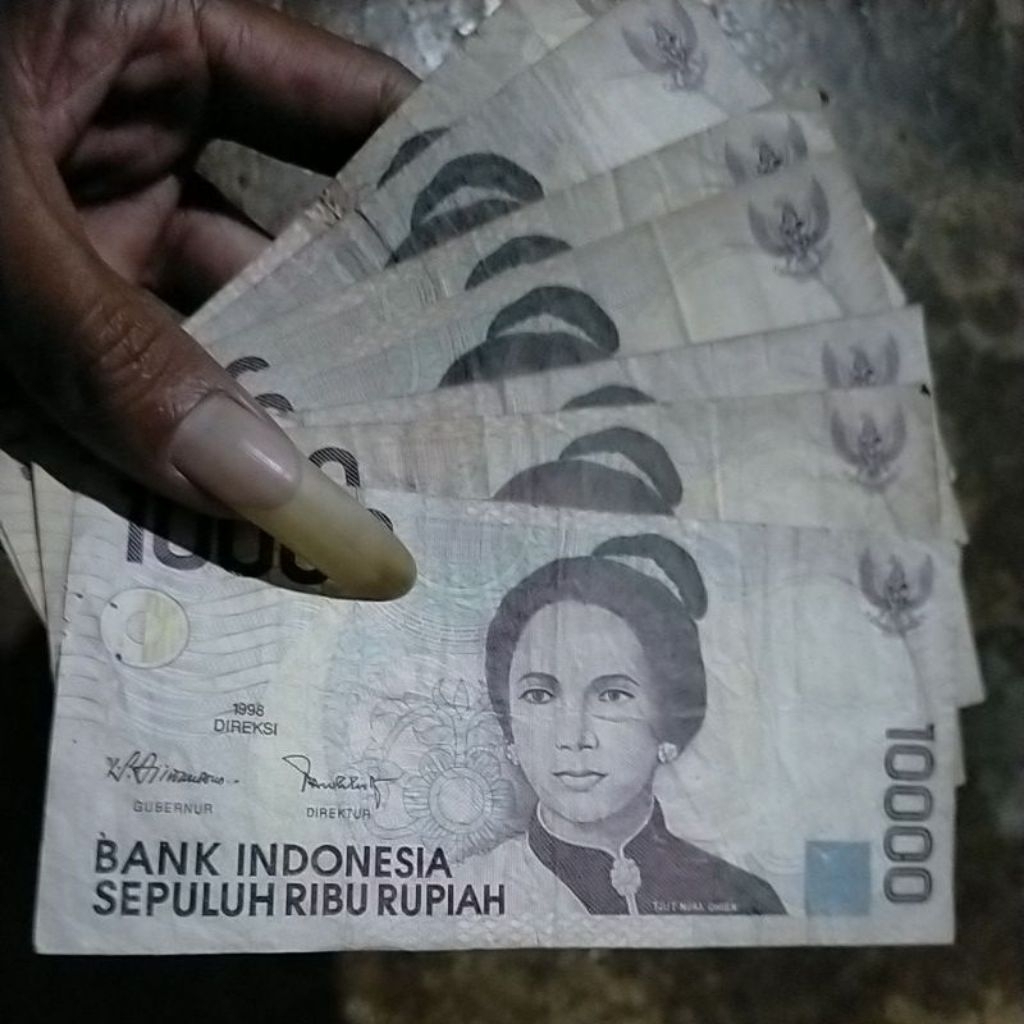 termurah uang 10000 cutnyadien 1992