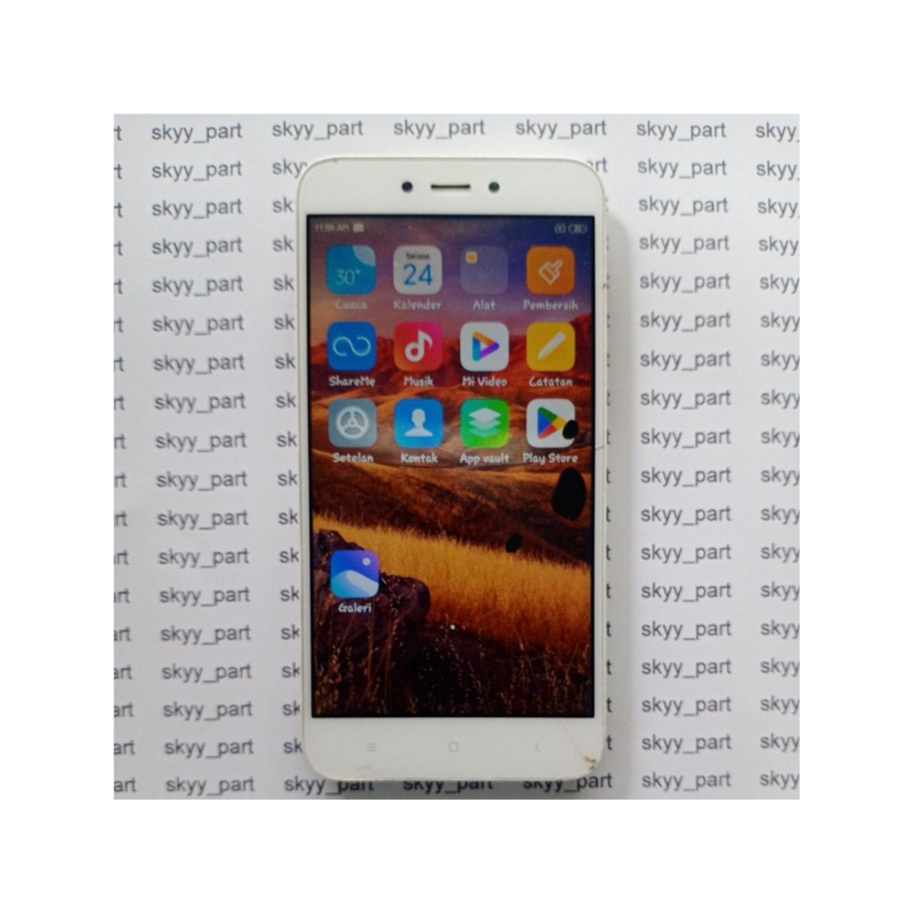 LCD PLUS FRAME REDMI 5A ORIGINAL COPOTAN NORMAL MINUS RETAK TOMPEL