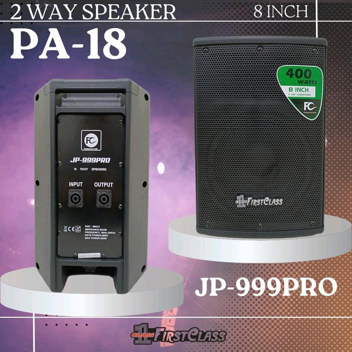 Speaker Passive FirstClass PA-18 - Professional Speaker Pasif Firstclass pa-18 8Inch