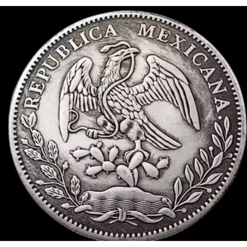 (replika)coin republika mexicana tahun 1882