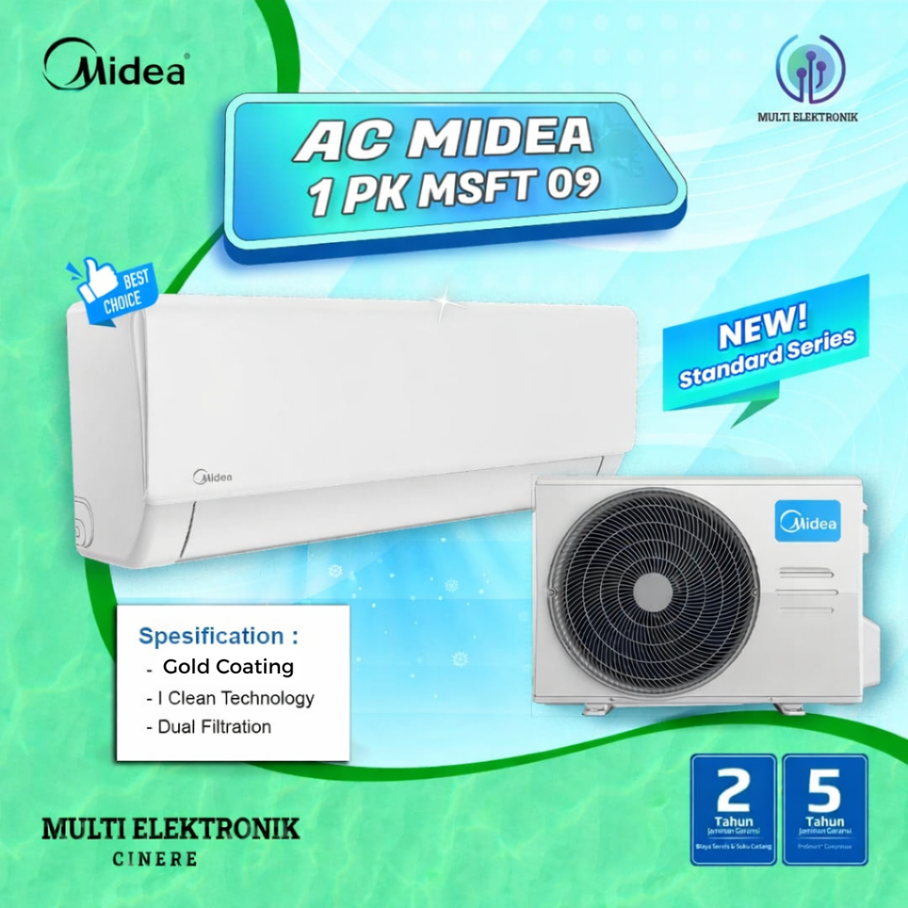 AC MIDEA 1 PK Standart MSFT 09CRN R32