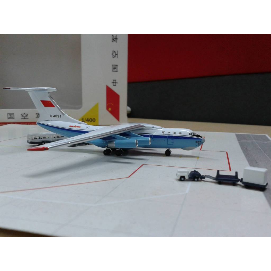 Diecast Pesawat - People Liberation Army Air Force of China - Ilyushin IL-76MD rego B-4034 Witty Win