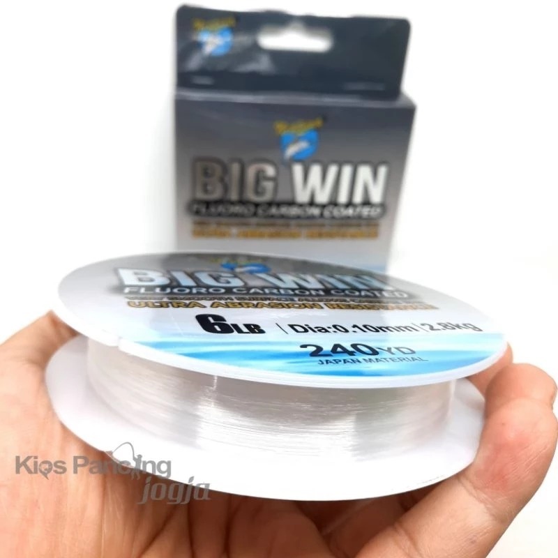 Senar Fluoro Carbon Neptuna BigWin Clear/Bening/Putih 240yd