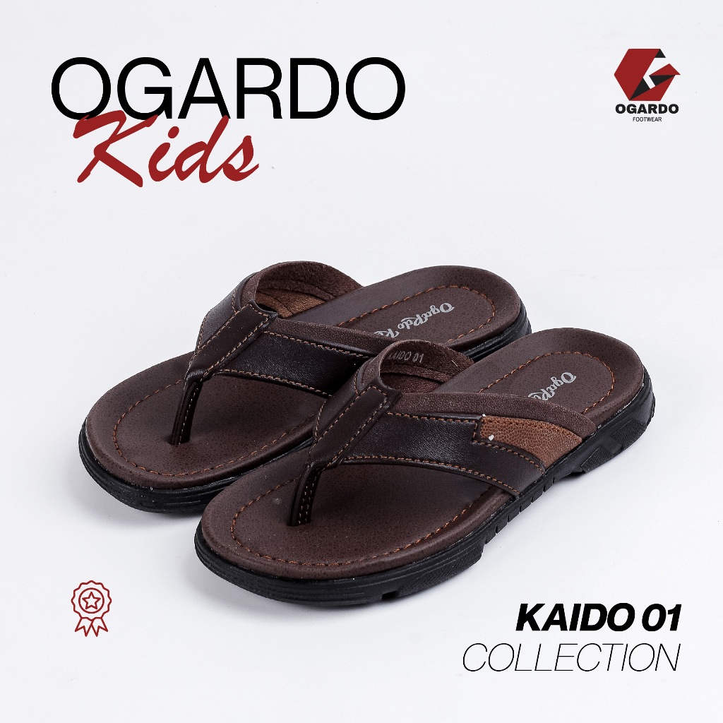 OGARDO KAIDO 01 Sandal Anak Cowok Lucu Anti Slip Ringan Nyaman Fashion Kids