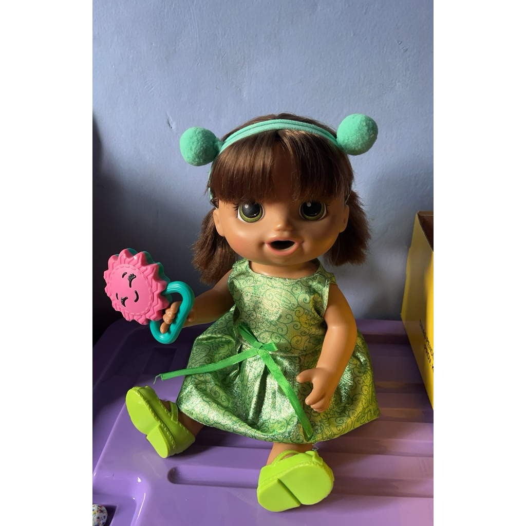 baby alive preloved, bisa dikasi makan&minum