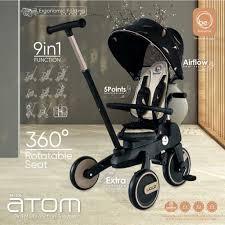 Babyelle Atom Tricycle Sepeda Anak Roda 3 Balance Bike Cabin Size Stroller Kereta Dorong Anak