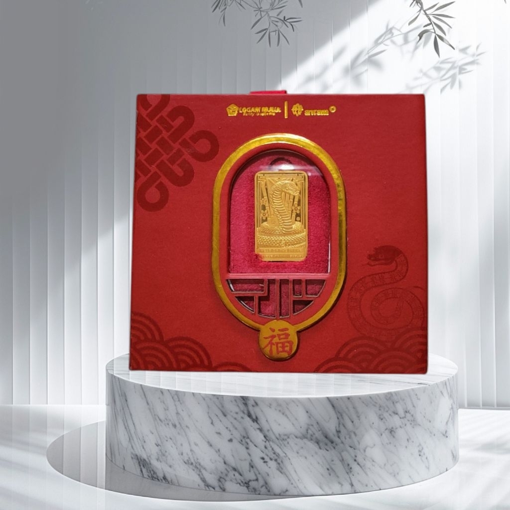 Logam Mulia Antam Imlek 8 Gram Shio Ular