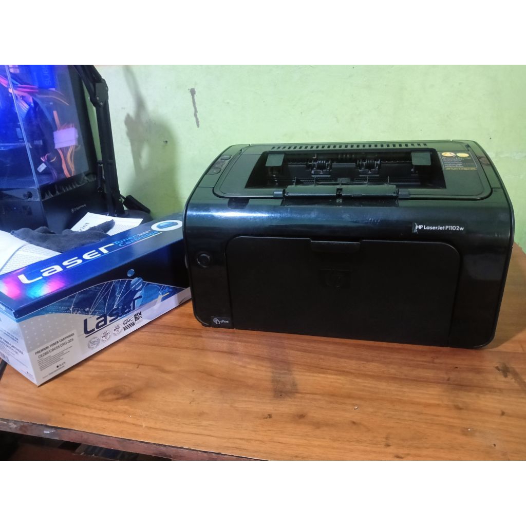 Printer HP LaserJet P1102W wireless Toner baru