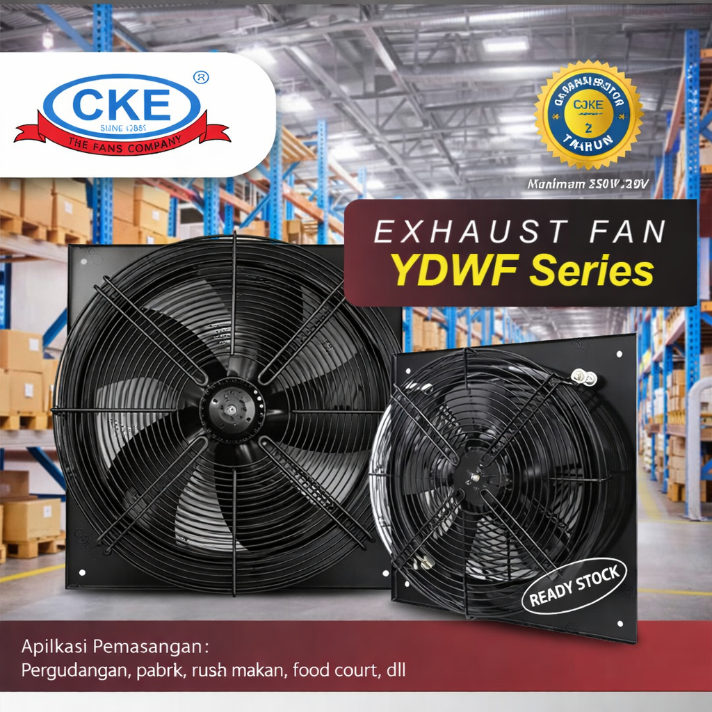 CKE Exhaust Fan 20 Inch Kipas Dinding Exhaust Dinding Eksos Dinding Blower Industri