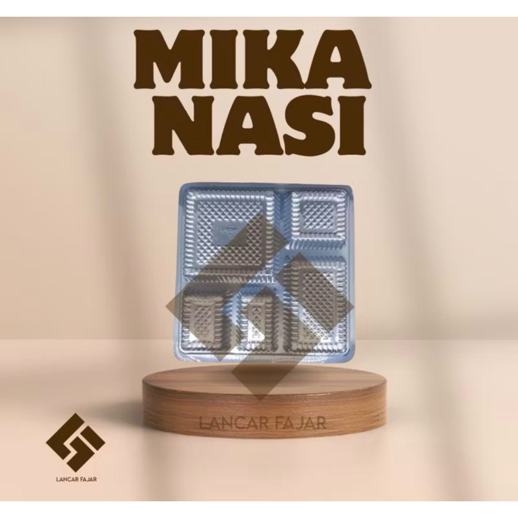 [100 biji] MIKA NASI KATERING 22x22 / MIKA NASI SEKAT 5 / MIKA PREMIUM UNTUK DUS MAUPUN THINWALL / M