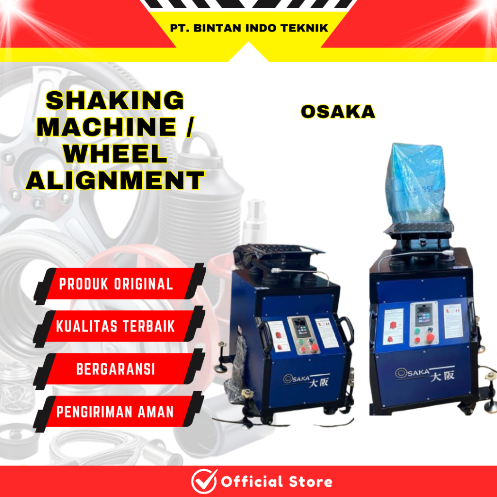Wheel Alignment Tire Shaking Spooring Balancing Machine Osaka Cek Kaki-Kaki Bengkel Mobil Canggih