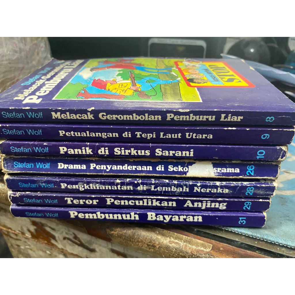 Novel Kasus untuk stop - stefan wolf paket 7 judul