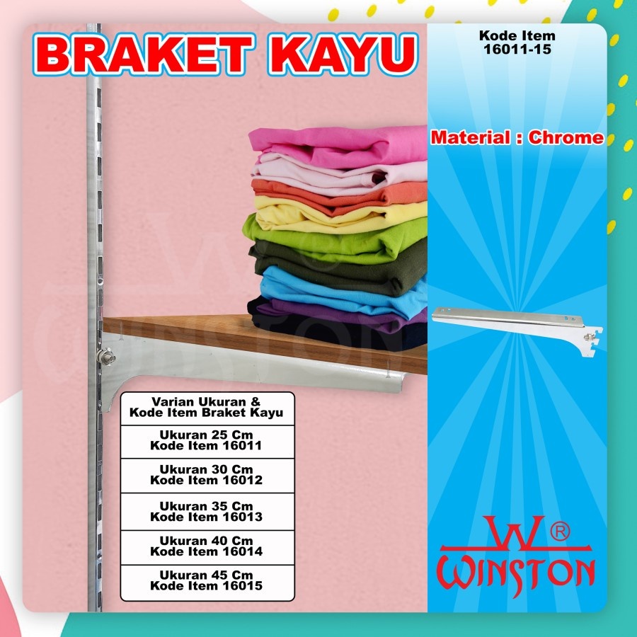 Bracket Kayu / Siku Braket Penyangga Rak Kayu Daun Bracket Kayu