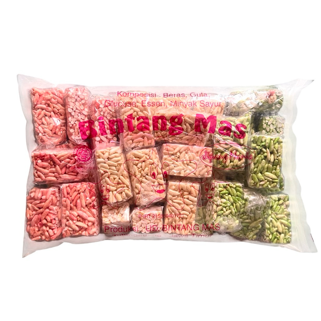 Jipang Gipang Manis Khas Tulungagung Bintang Mas isi 35 Snack Jadul Makanan Tradisional Murah dengan