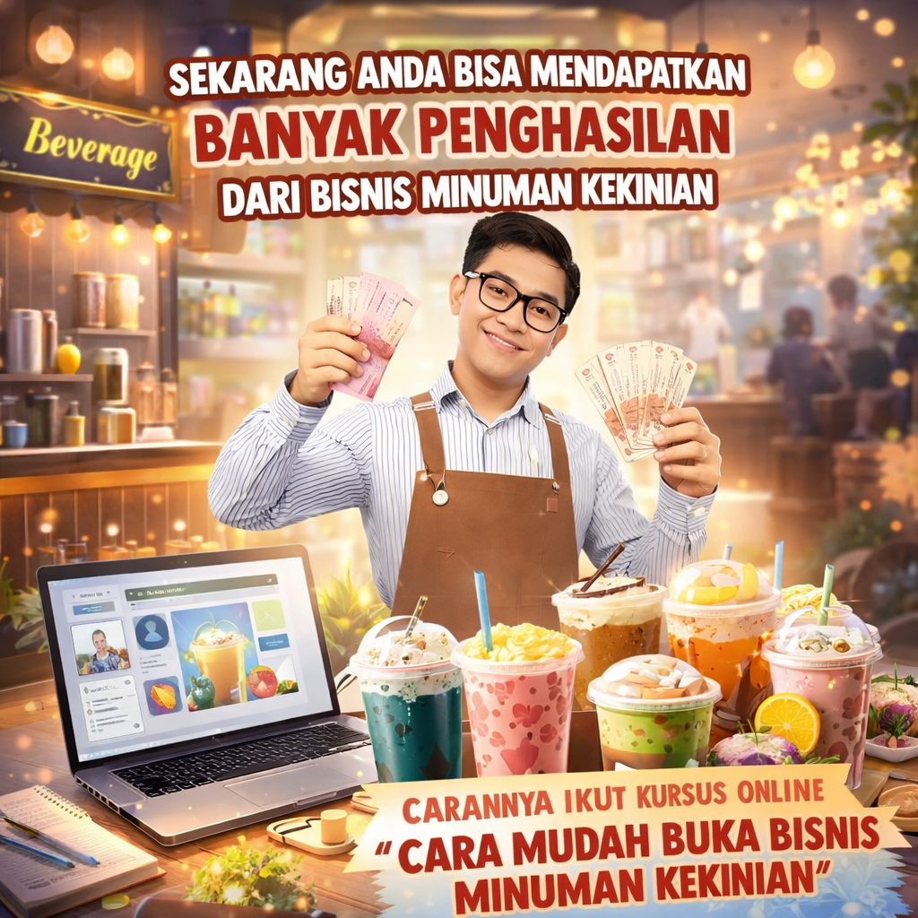 BISNIS MINUMAN KEKINIAN - Course Video Belajar Resep Minuman Viral