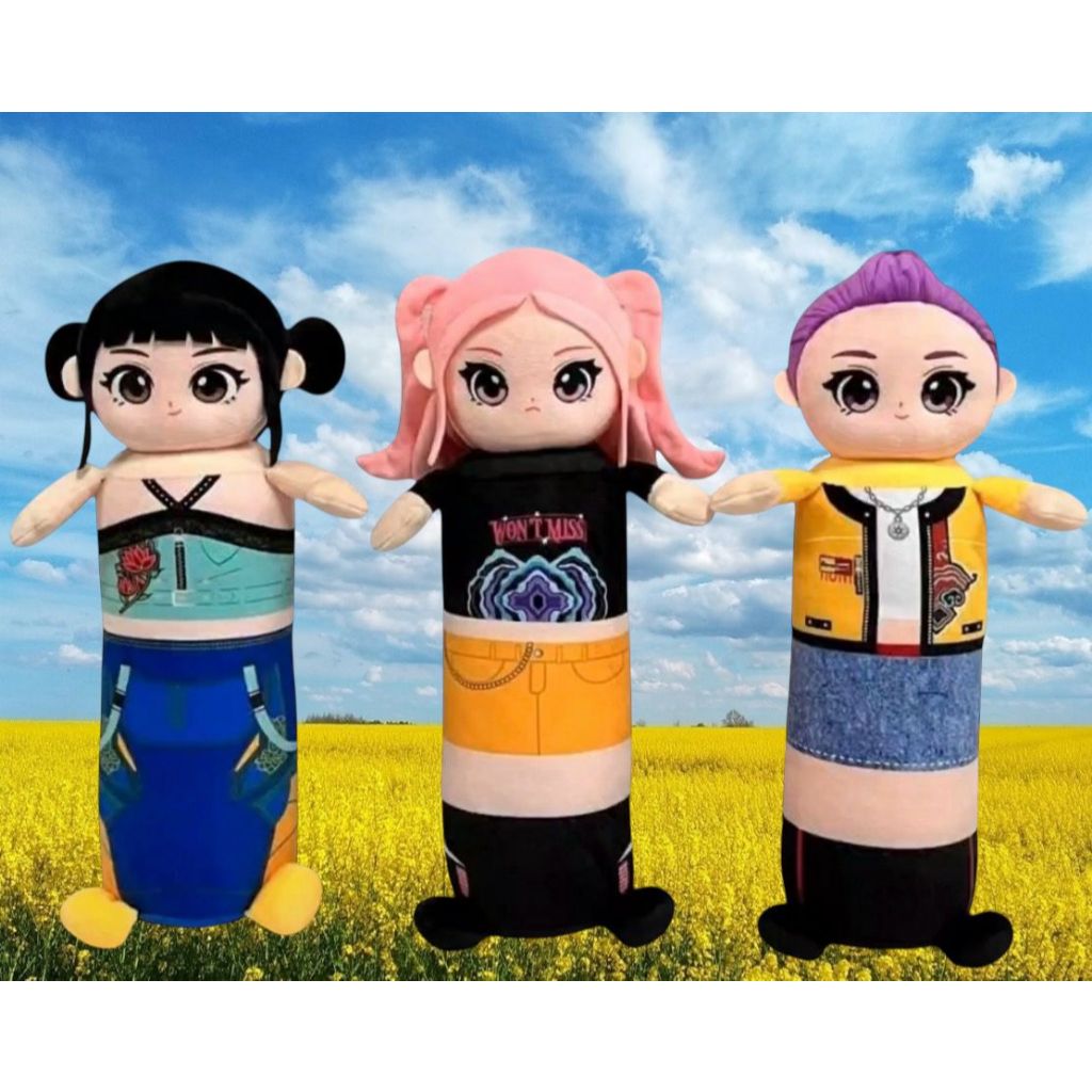 Guling Boneka Demon Hunters Cute Viral