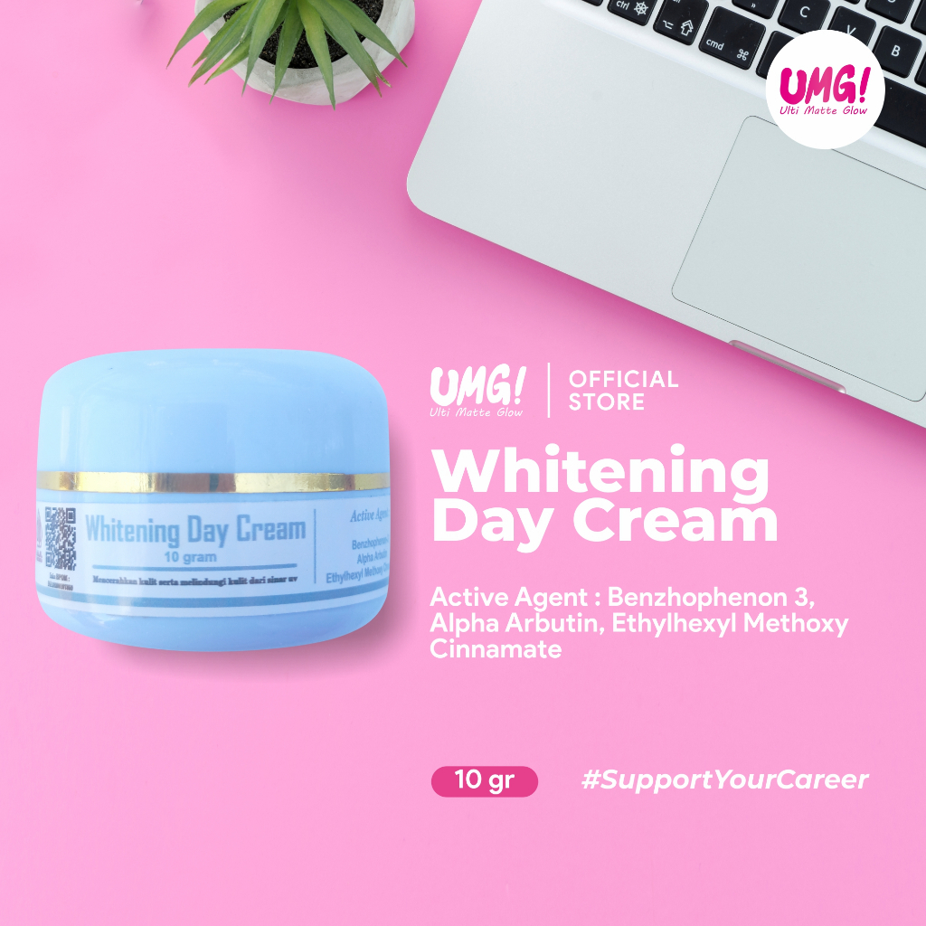 UMG Ulti Matte Glow (10gr) day cream whitening spf (cream siang)