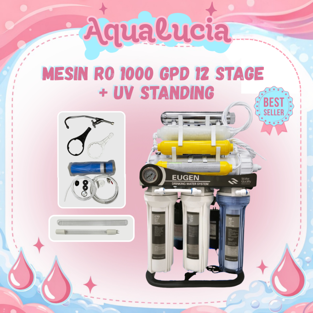Mesin RO 1000 gpd 12step+UV Ultraviolet