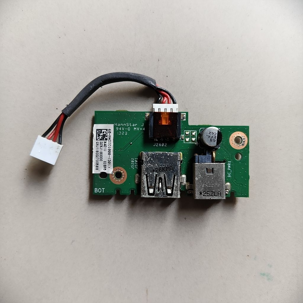 Flexible Pleksible Papan Cas Papan Charger + USB Laptop Notebook Asus X401U cabutan normal tested mu