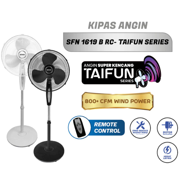 SEKAI Stand Fan SFN 1619 B RC