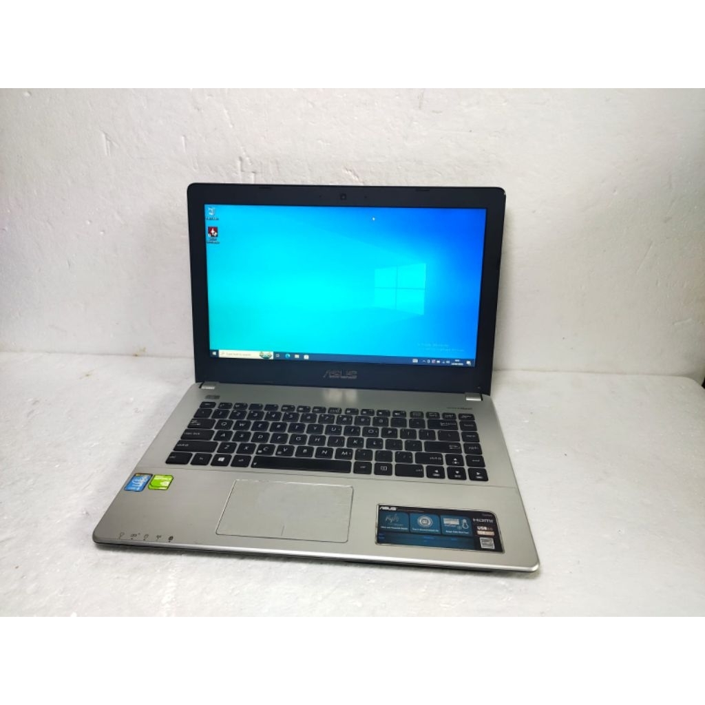 B356 Laptop Asus A450L core i5 gen4 Ram 4GB ssd 256GB double vga Siap pakai