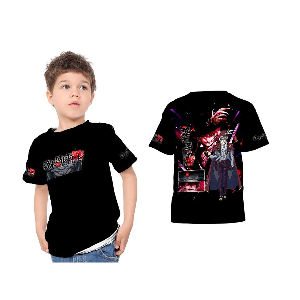 Baju Kaos Jersey Anak Record Of Ragnarok Jack The Ripper Art 1-2 Custom Full Print