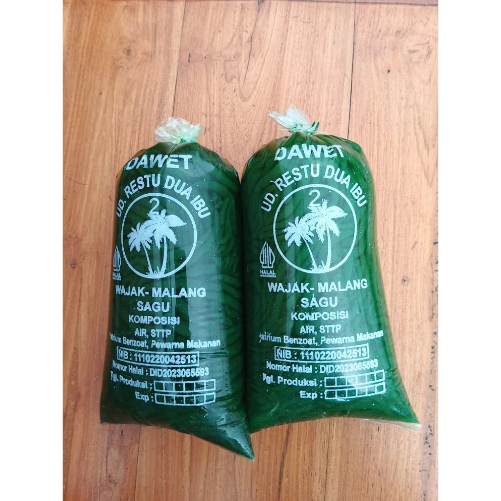 Dawet Sagu Cendol Dawet Segerr 500gr Kemasan Dijamin Enak dan Fresh