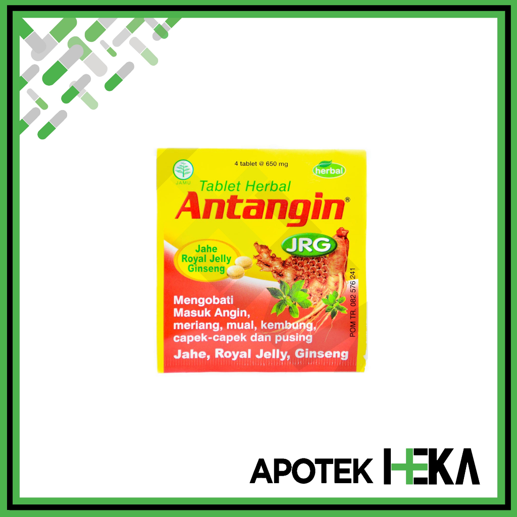 Antangin JRG Tablet Herbal + Jahe Merah Strip isi 4 Tablet (BANDUNG)