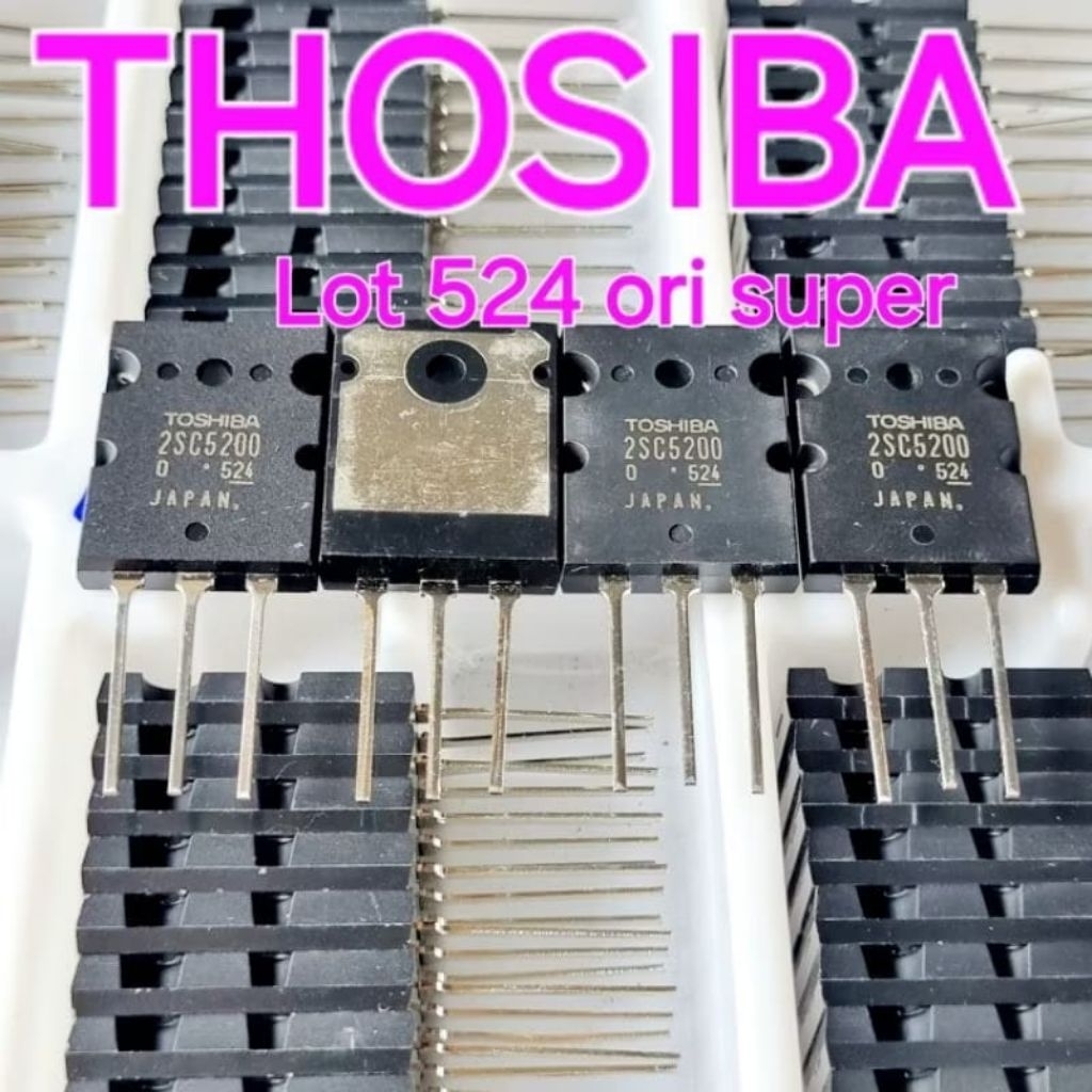 transistor thosiba 5200 1943 asli lot 524