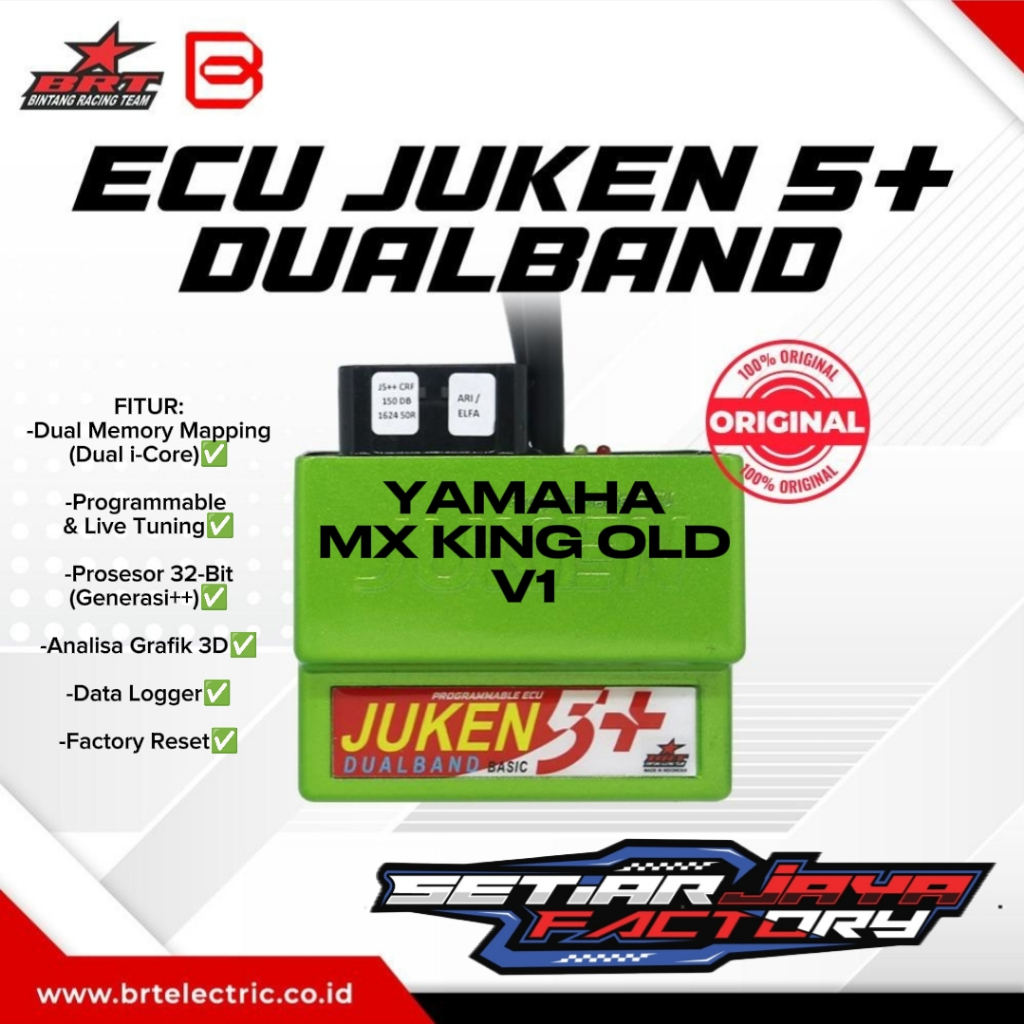 ECU BRT JUKEN 5 PLUS PLUS MXKING OLD V1 DUALBAND - RACING TURBO - RACING TURBO PRO