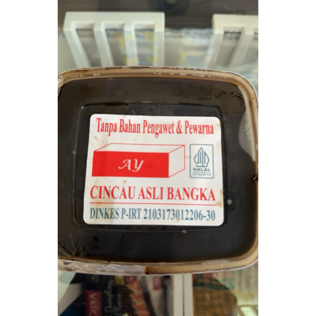 Cincau Hitam Asli Bangka Segar Tanpa Pewarna