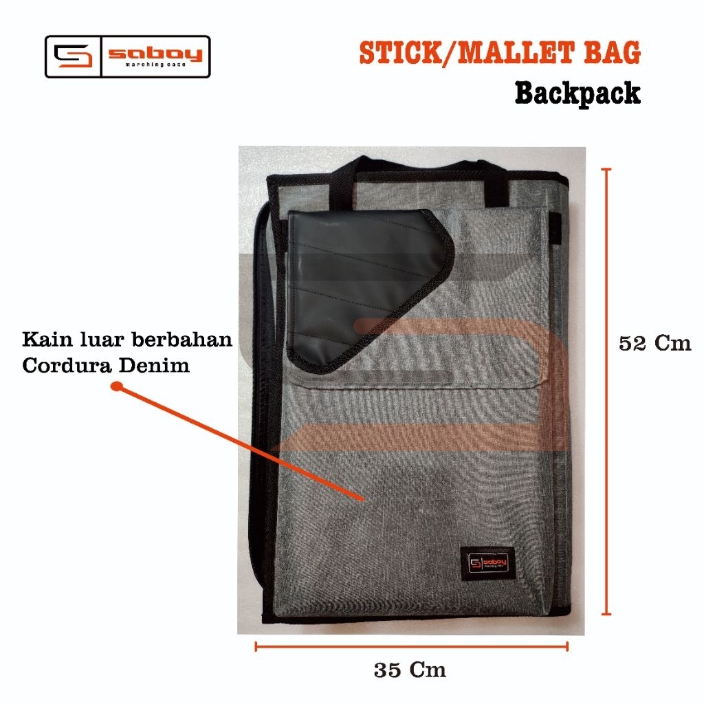 Stick Drum Case Mallet Case Tas Stik