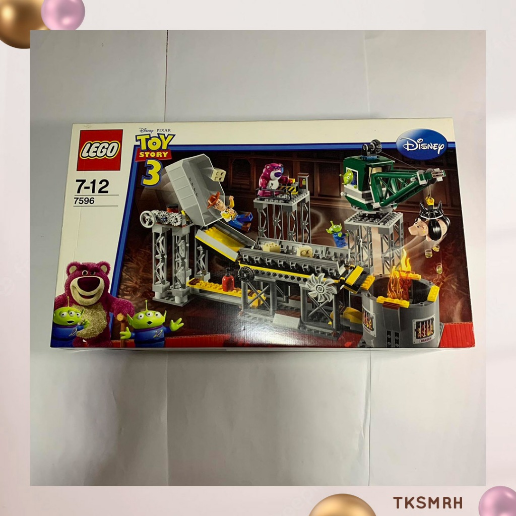 Lego Disney Pixar Toy Story 3 Trash Compactor Escape 7596 mainan anak 100% asli original