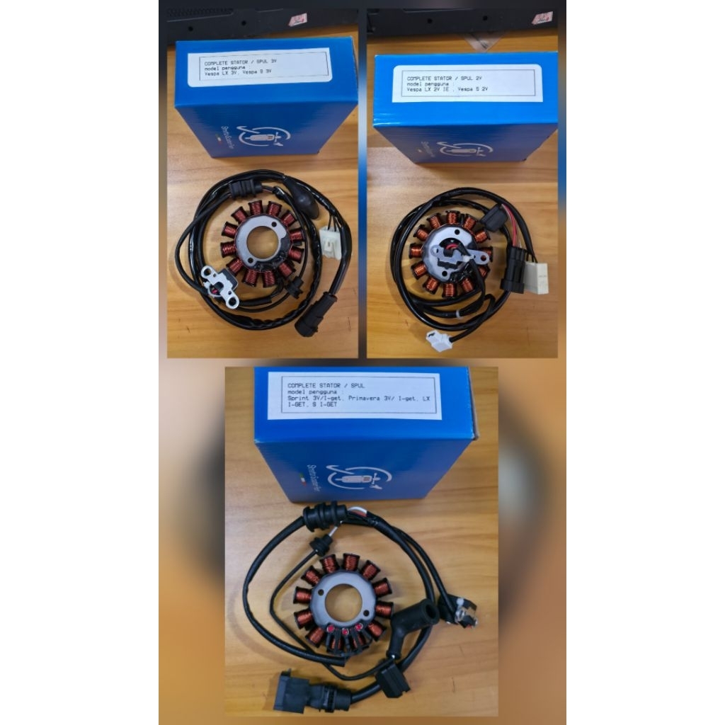 spul komplit vespa LX SPRINT PRIMAVERA S 2V 3V IGET IMPORT