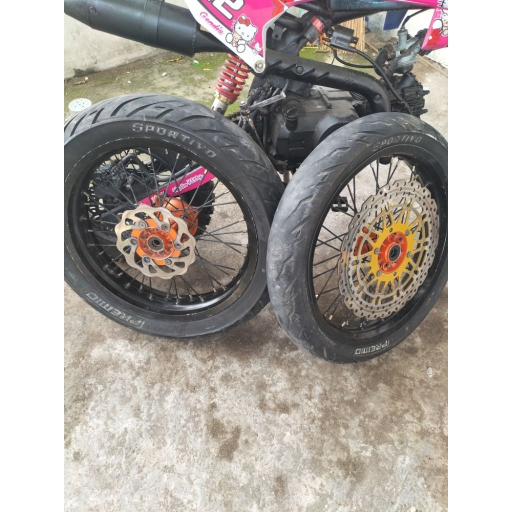 wheelset supermoto KLX