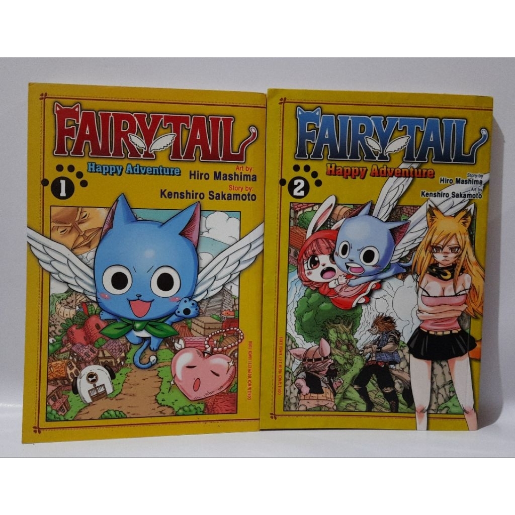 Komik Fairy Tail Happy Adventure 1-2 set preloved