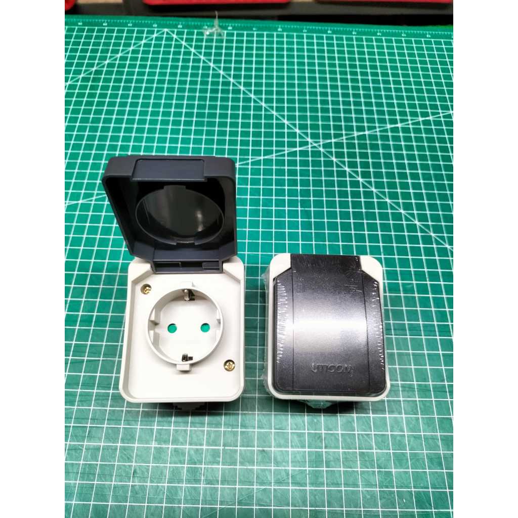 Stop Kontak Tutup 1 Lubang Uticon Outbow