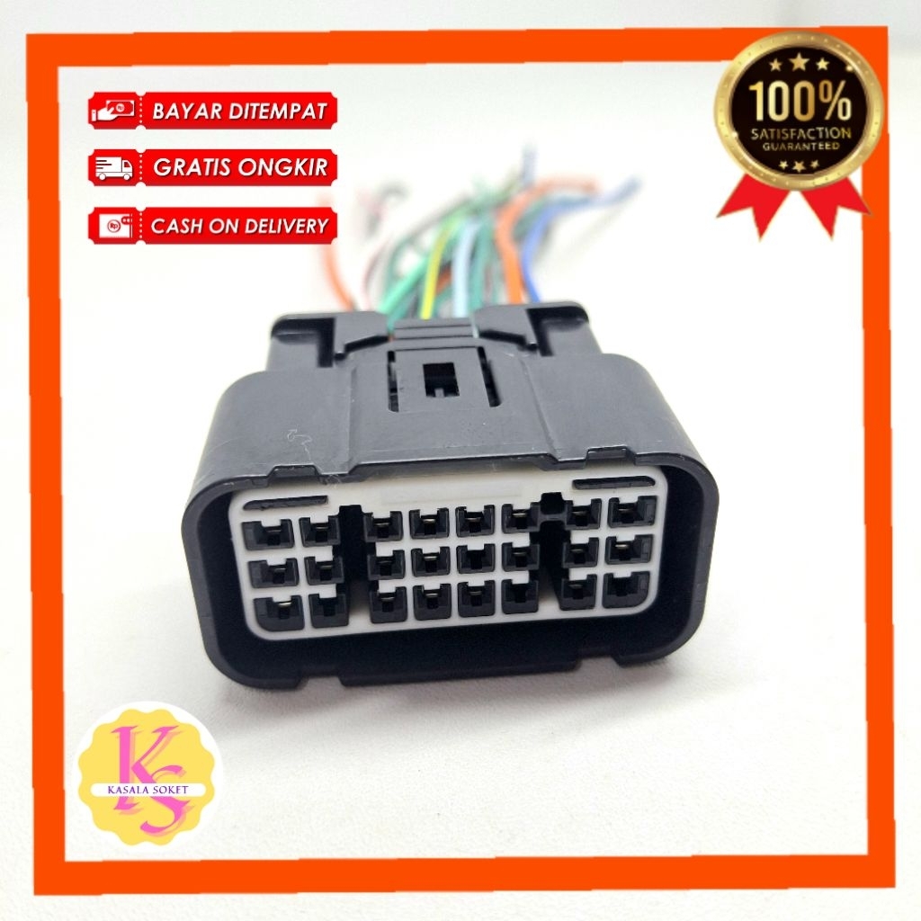 Soket - Socket ECU PIN 24 Motor Mio, Mio Z, Soul GT, Fino 125