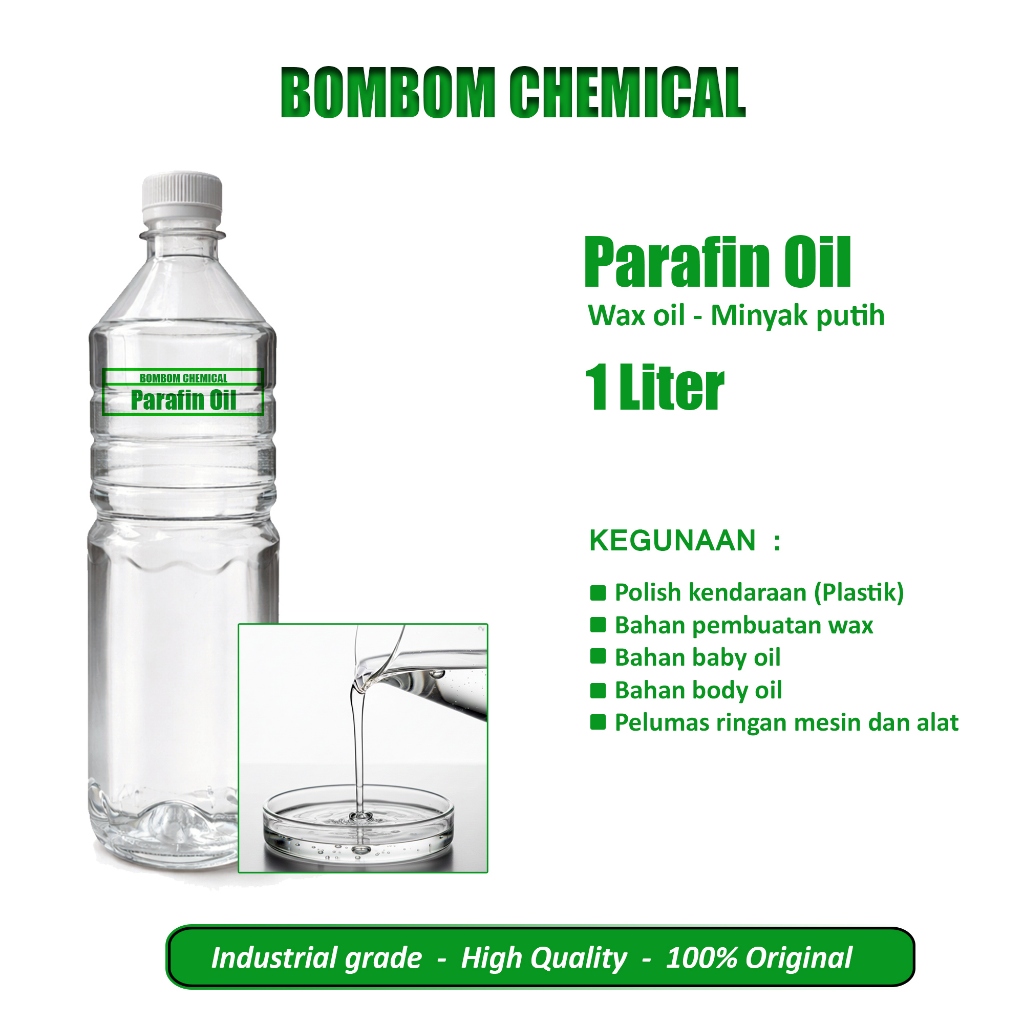 Parafin Oil - Mineral Oil Premium - Minyak Parafin Murni - Bahan Pengkilap Body Kendaraan