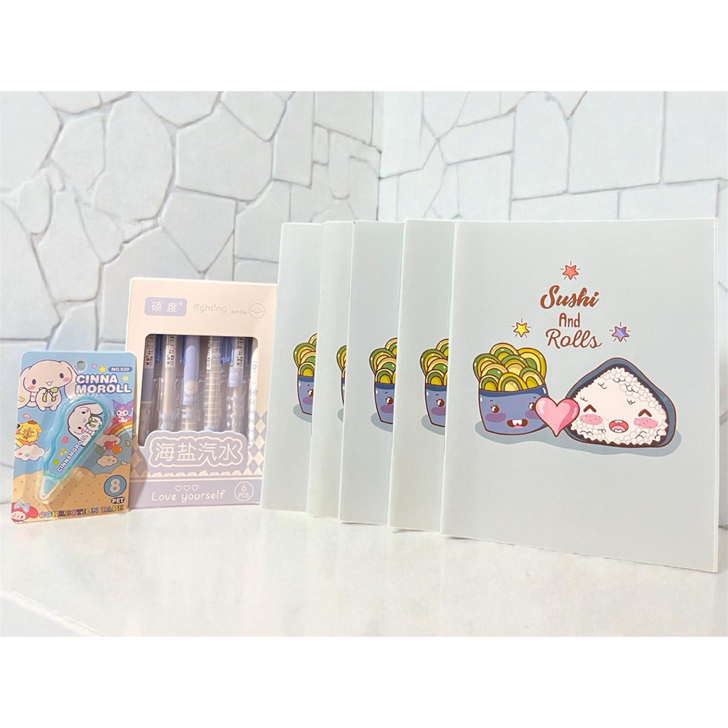 Set Alat Tulis Sekolah / Kantor Alat Tulis Lucu Lengkap