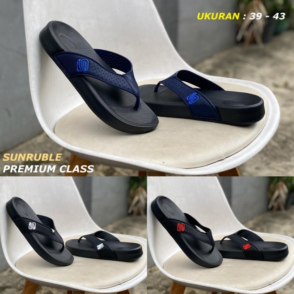 Sendal Jepit Black Merk Komin Original Sandal Jepit Pria Empuk Murah