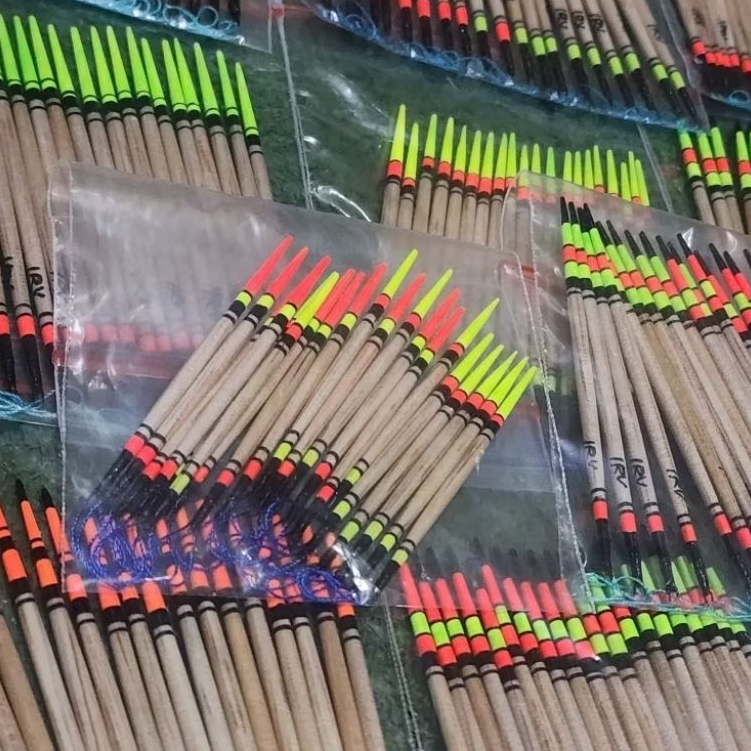 PELAMPUNG KAYU JARUM IRV UKURAN 5 - 12 CM COCOK UNTUK MEMANCING IKAN MAS LEBIH SENSITIF | MIN PEMBEL