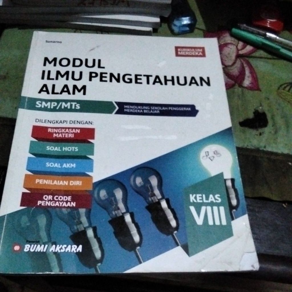 Buku IPA 2 SMP kurikulum merdeka bumi aksara